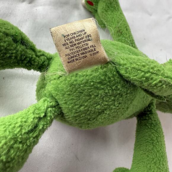 CK Snacks Cheeze Kurls Monster Plush 2000 Green Creature Weird Stuffed Toy - Picture 5 of 6